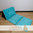 Comfort Prayer Mat with Backrest Turquoise Blue