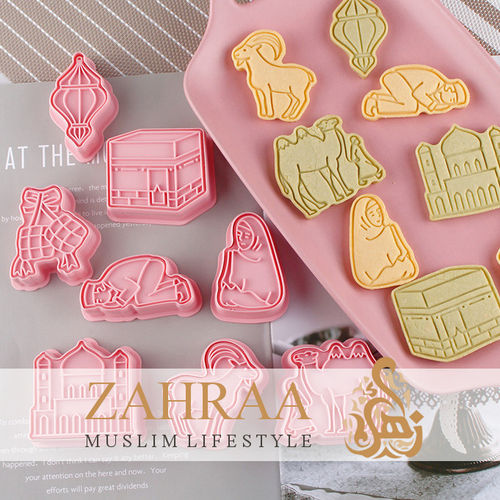 Islamic Cookie Cutter with Stencil Nr.4 (8 Pcs.)