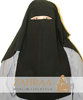 Niqab 3 Layers Black