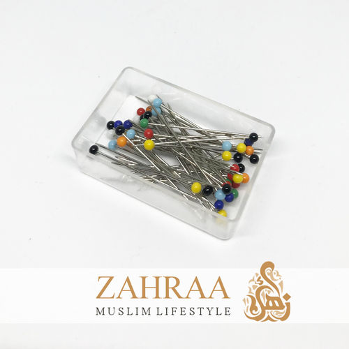 Pins Small 50 Pieces Multicoloured