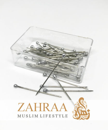 Pins Small 50 Pieces Silver