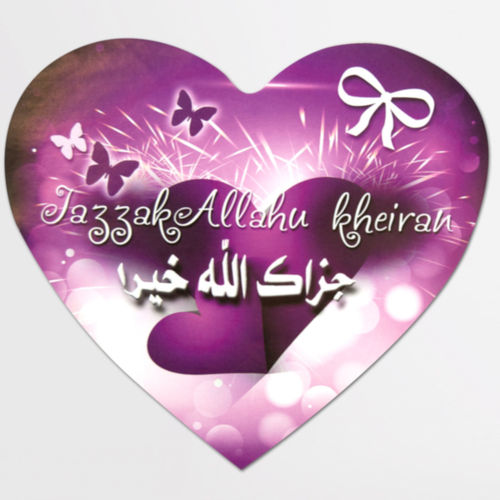 Sticker Heart Jazzak Allahu Kheiran