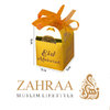 Geschenkkarton mit Schlaufe 10 Stück "Eid Mubarak"