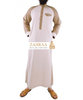Qamis Men Longsleeve with Pants Beige/Taupe