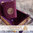 Samtbox mit Quran und Tesbih Lila