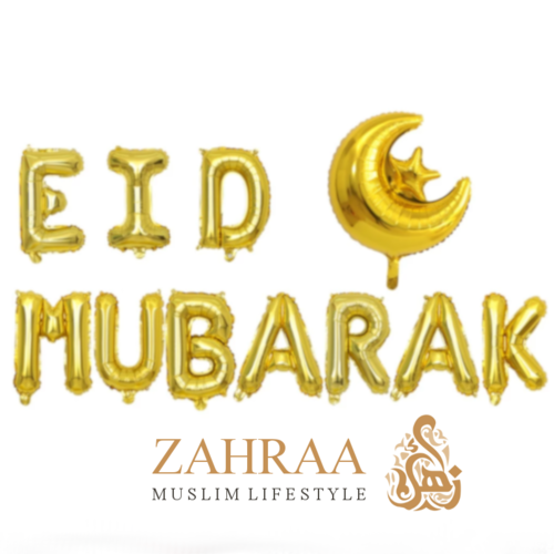 Ballon Girlande "Eid Mubarak" Gold