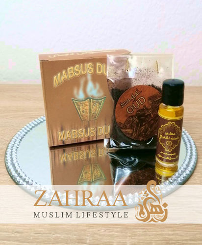 Bakhoor Mabsus Dubai mit Parfum