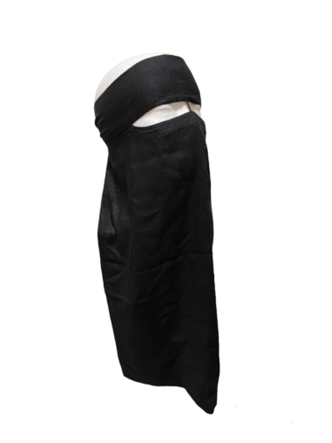 Niqab Baumwolle 1-lagig mit Steg