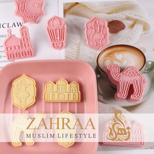 Islamic Cookie Cutter with Stencil Nr.5 (6Pcs.)