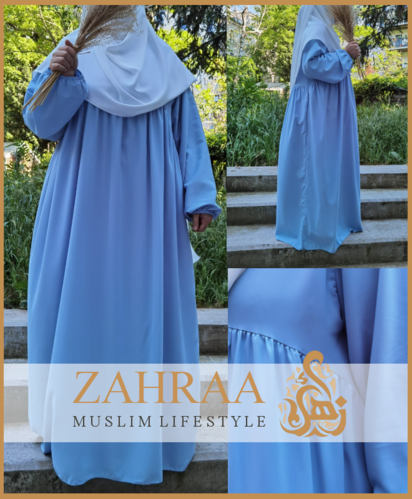 Abaya Silk mit Stufe