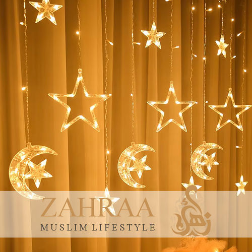 Ramadan & Eid Fairy Lights Moon & Star