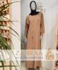 Abaya Djasia Madina Silk with zip caramel approx. 153cm/L