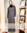 Abaya Djasia Madina Silk with zip blue-gray approx. 148cm/S