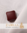 Singlemagnet Eckig Elegant Matt burgundy