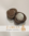 Singlemagnet Herz Elegant Matt Dunkeltaupe