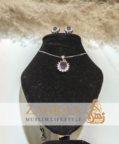 Schmuck Set Diamond lila