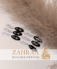 Safety pins 12 pieces black/white