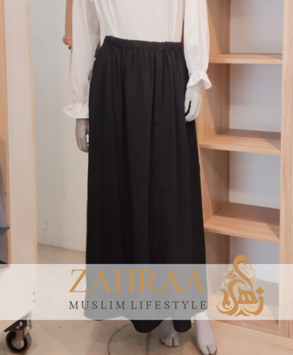 Jilbab Rock Schwarz One size