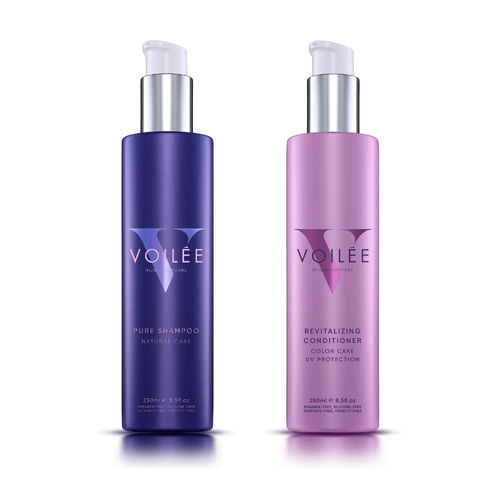 Haarpflegeset mit Shampoo und Spülung für coloriertes Haar