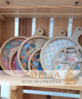 Holzteller mit Griff Stern Design
