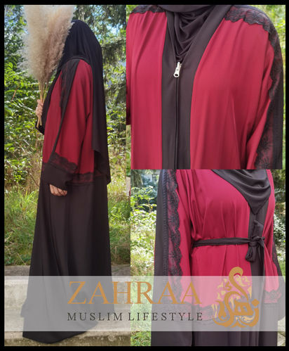 Abaya Lace mit Zipp