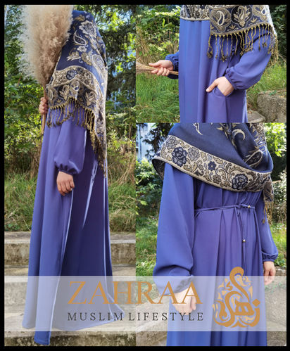 Abaya Round Neck