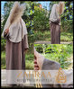Abaya Winter mit offenen Ärmeln