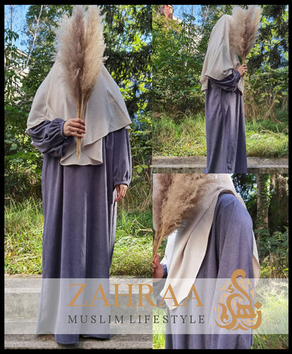 Abaya Winter mit Ballonärmeln